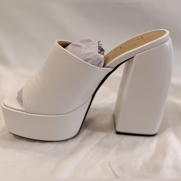 Dsevht White Platform Heel - Picture 3 of 16